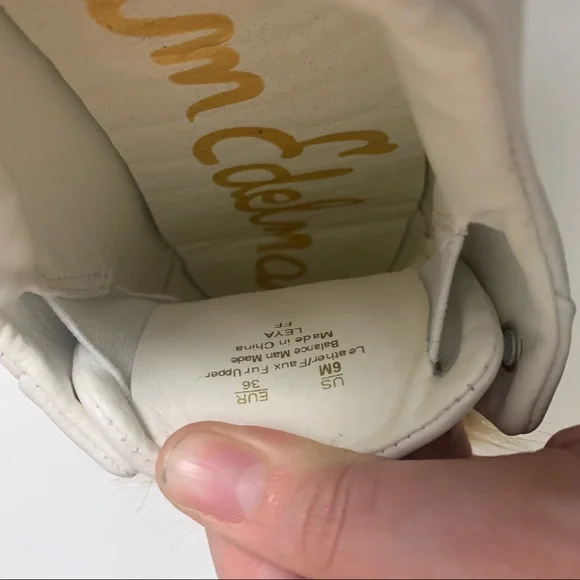 Sam Edelman faux fur pom pom sneakers - Picture 9 of 9